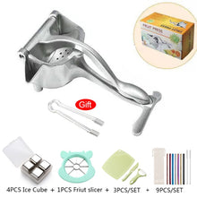 Load image into Gallery viewer, Manual Juice Squeezer Aluminum Alloy Hand Pressure Orange Juicer Pomegranate Lemon Squeezer Kitchen Accessories
