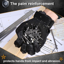 Load image into Gallery viewer, Touch Screen Tactical Gloves PU Leather Army Military Combat Airsoft Sports Cycling Paintball Hunting Full Finger Glove Men
